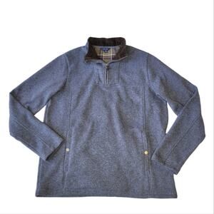 Land’s End Men’s Quarter Zip Pullover sweater large tall LT